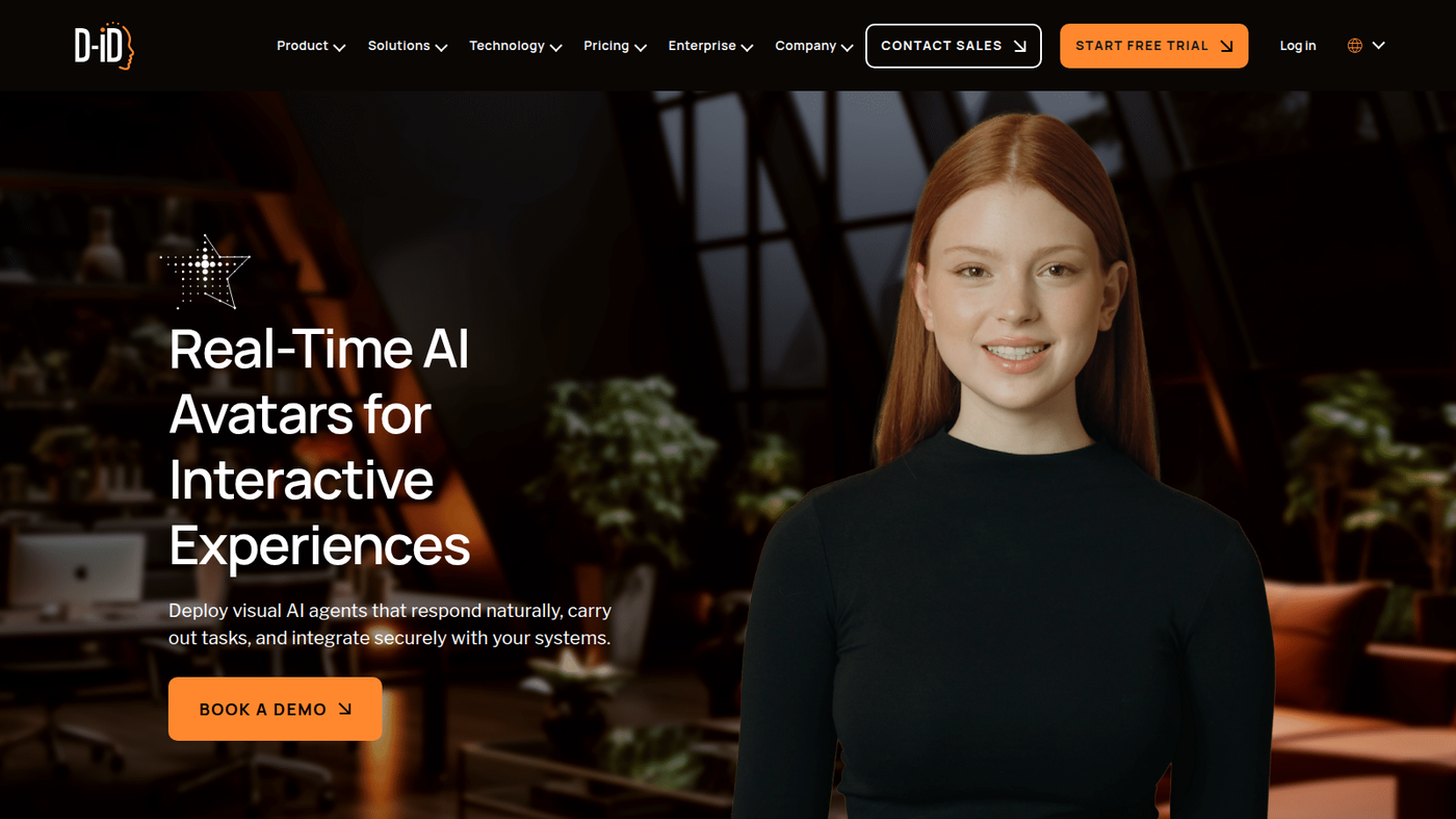 D-ID Agents: real-time AI avatar for interactive experiences