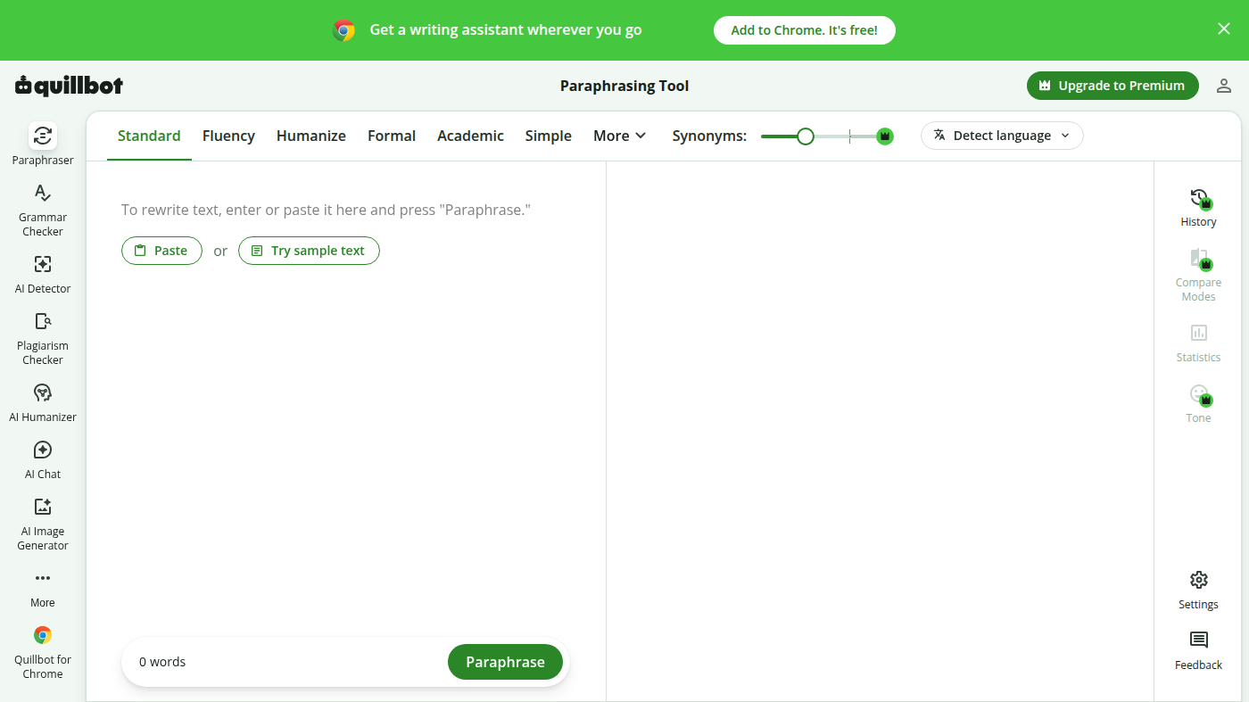 QuillBot Paraphrasing Tool: Standard mode, Paste, and Paraphrase QuillBot Paraphrasing Tool: Standard mode, Paste, and Paraphrase
