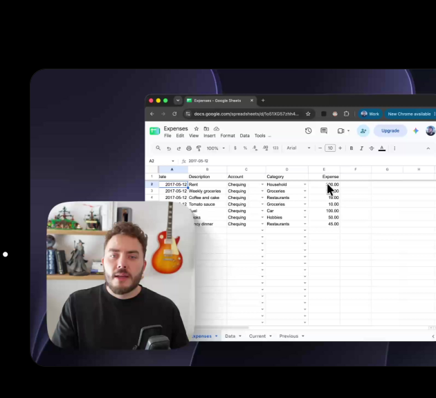 Product UI of Screen Studio